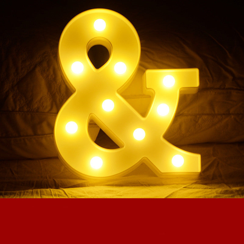 Lettres Lumineuses LED Joyeux Anniversaire Demande en Mariage Décoration