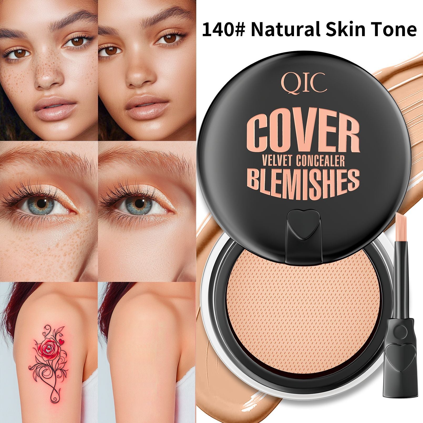 Air Cushion Tattoo Concealer Three-color Waterproof Beauty Makeup