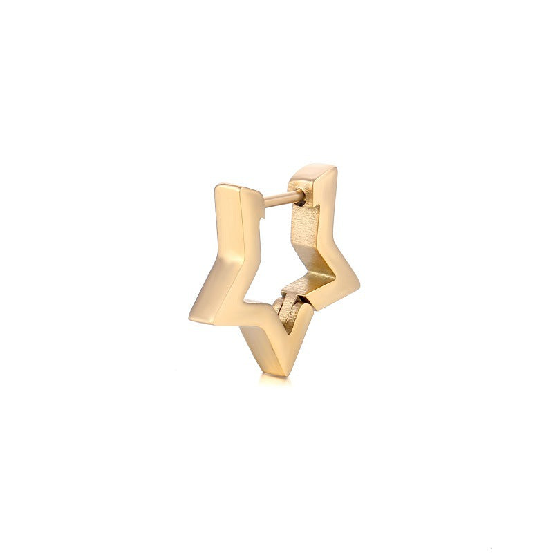 Geometric Stainless Steel Titanium Steel Earrings