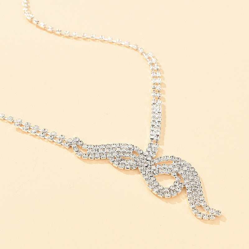 Parure de bijoux de mariée, de demoiselle d'honneur, de luxe, 3 pièces