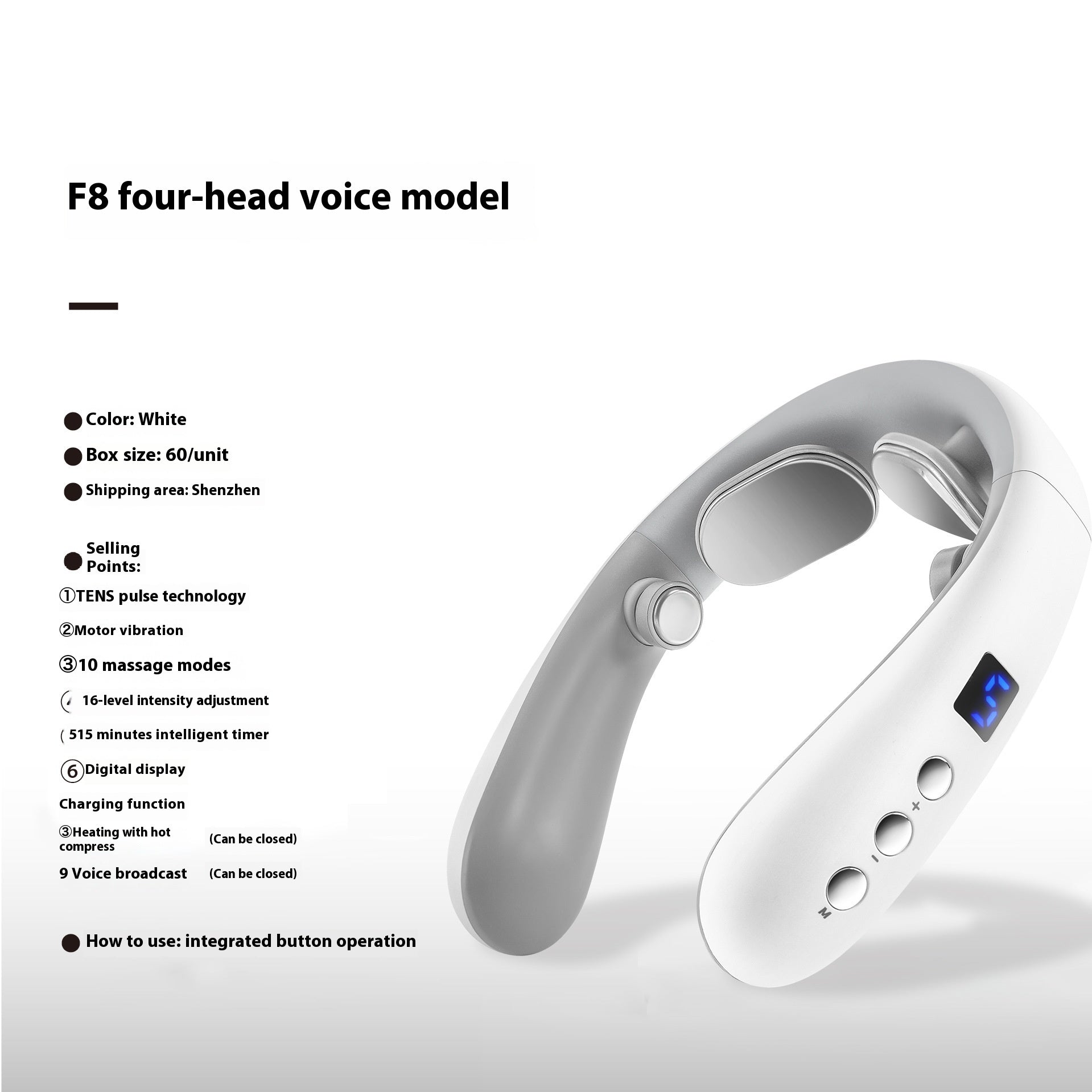 Neck Massager Hot Compress Shoulder And Neck Massager