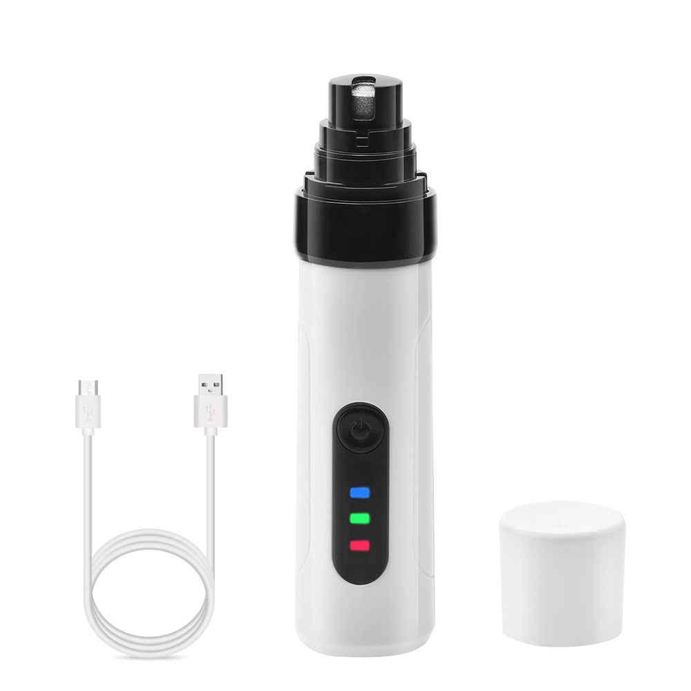 Coupe-ongles électriques pour chiens, meuleuses, rechargeables USB, outils de toilettage silencieux pour chats et animaux de compagnie
