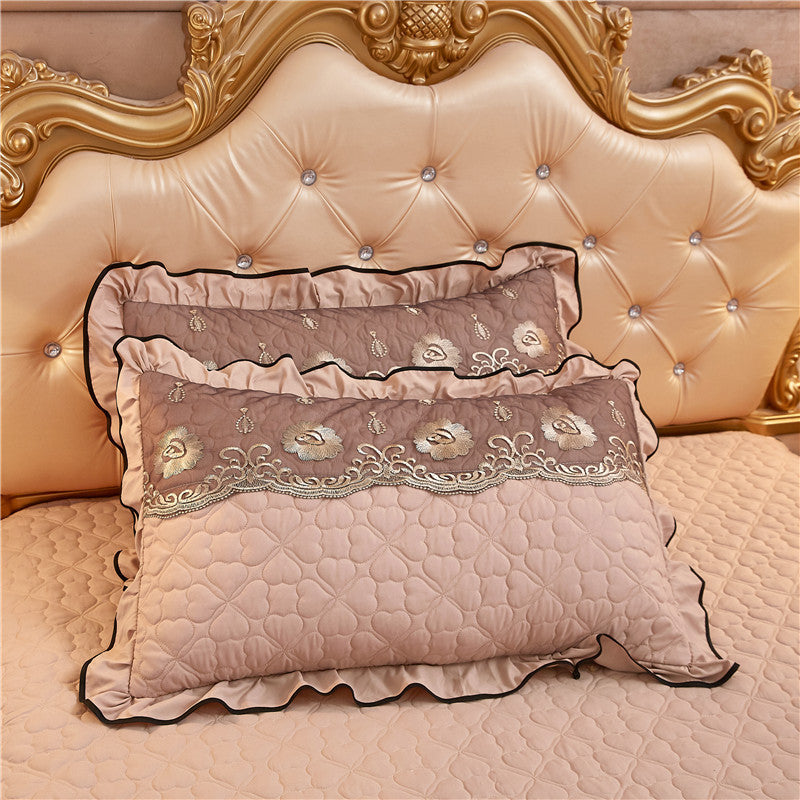 Lace Quilted Thickened Single Pillowcase