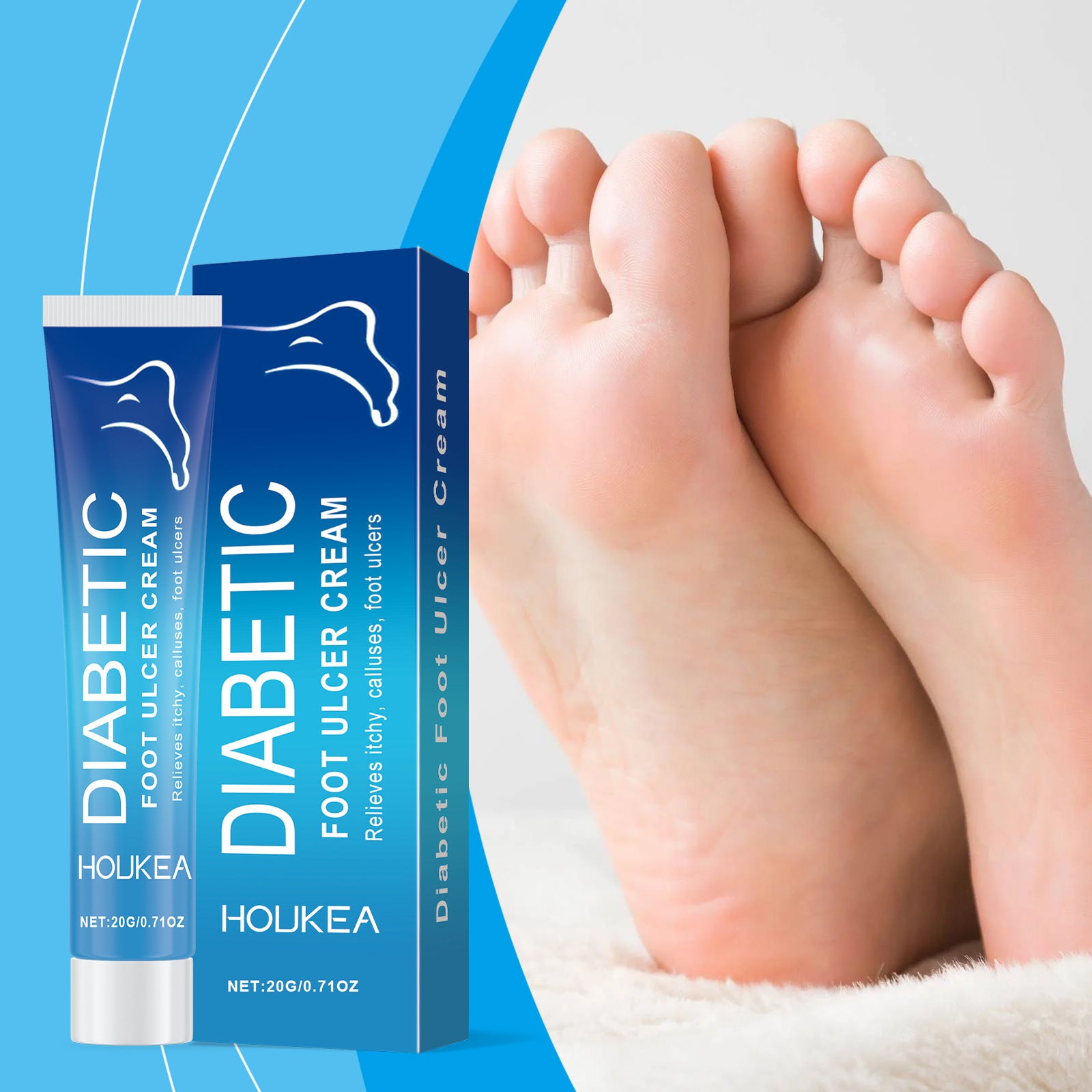 Nourishing Moisturizing Care Foot Relief Discomfort Massage Sole Soothing Cream