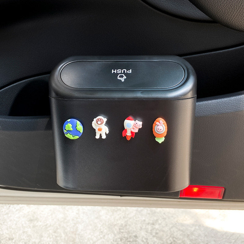 Car Trash Can Creative Cute Storage Cleaning