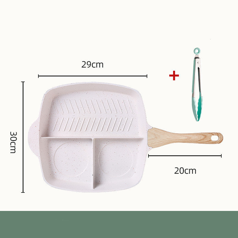 Poêle à frire antiadhésive multifonction 3-en-1
