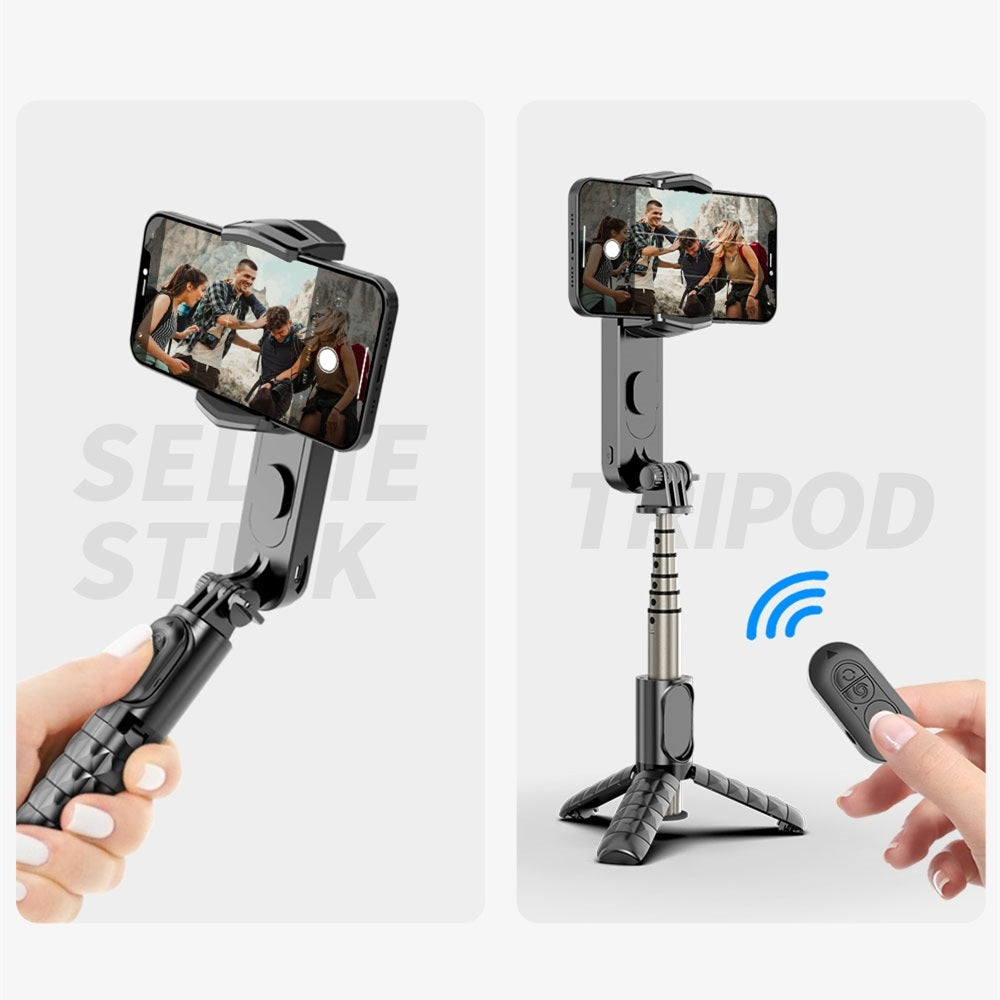 Stabilisateur de caméra portable anti-tremblement PTZ, cadre de suivi en direct à axe unique