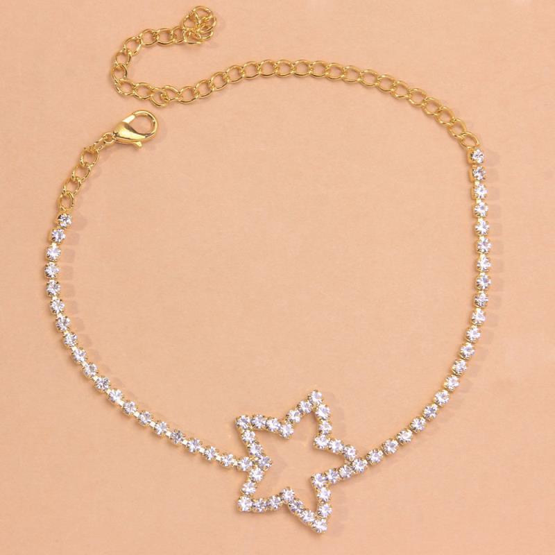 Chevillère étoile de mer Sexy d'été avec cinq étoiles