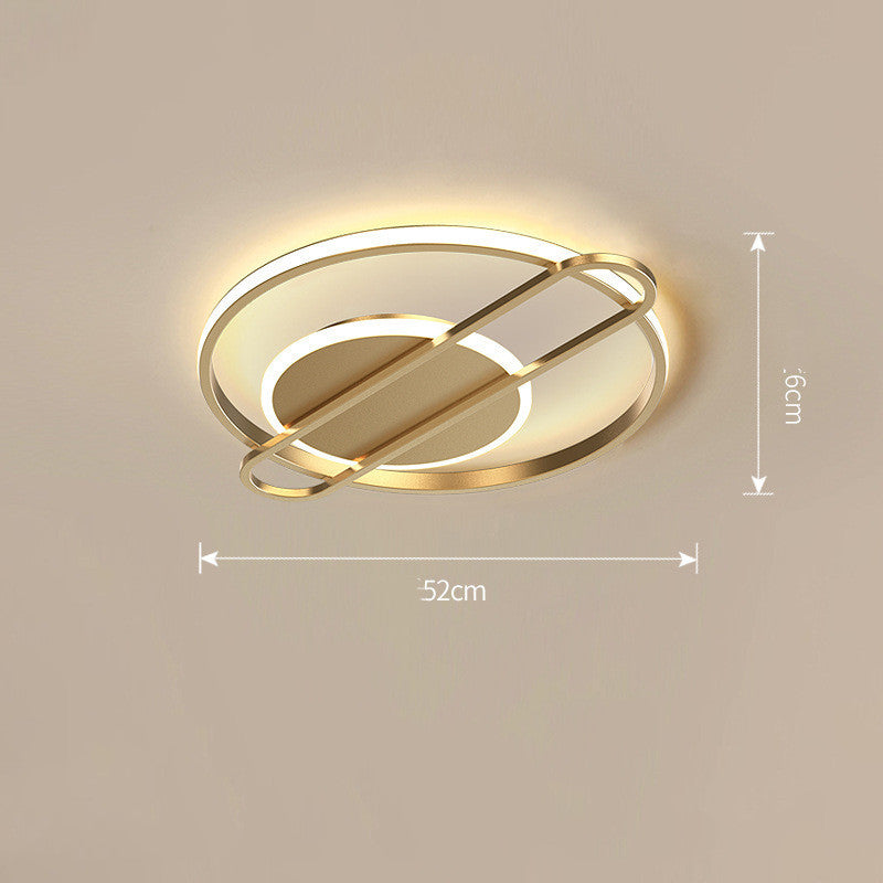 Plafonnier Rond Créatif Minimaliste Moderne pour Chambre à Coucher