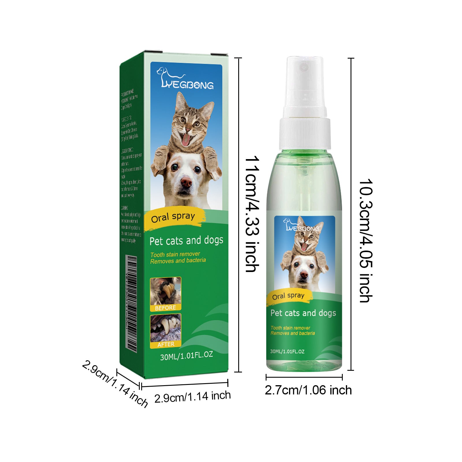 Pet Teeth Deodorant Spray Deodorant Oral Cleaning