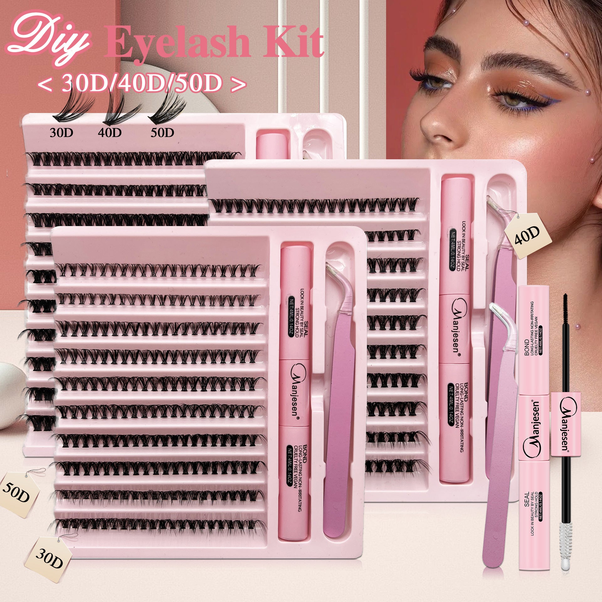 Large Capacity Eyelash Book Extension False Eyelashes Suit