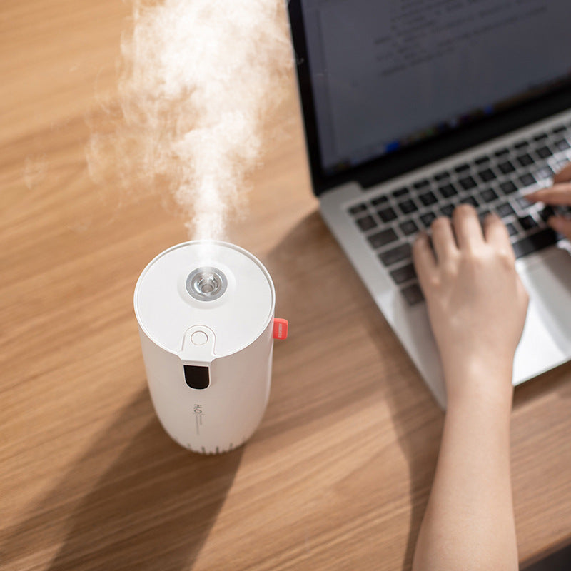 New A2 Humidifier Aromatherapy Humidifying Air Purification USB Home Office Desktop LED Digital Display Warm Light Humidifier