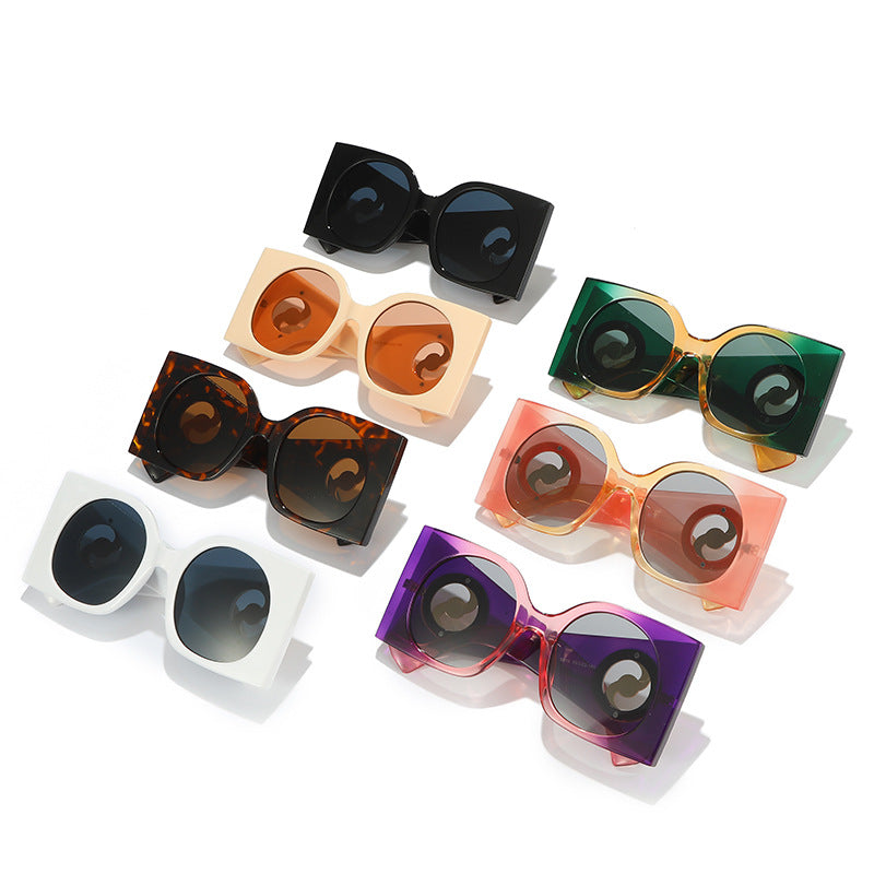 European And American Large Frame Women's Sunglasses