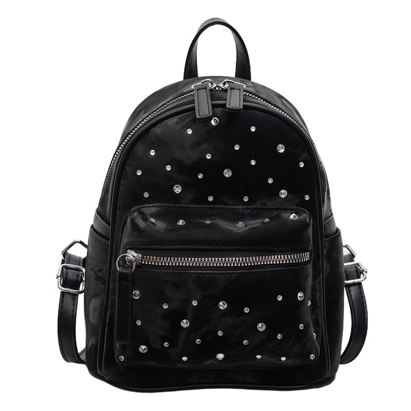 Sac à dos pour femmes en fil de broderie diamant