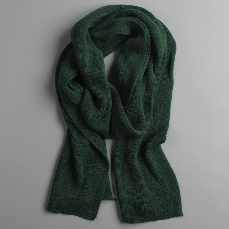 Fashionable Ladies Pure Color Warm Cashmere Scarf