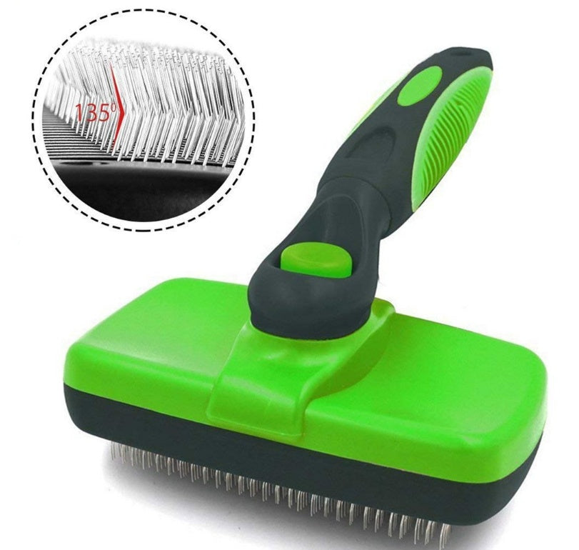 Brosse autonettoyante pour animaux de compagnie