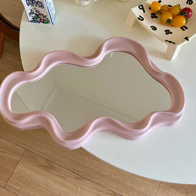 Miroir de maquillage nuages-commode, mural, pour coiffeuse