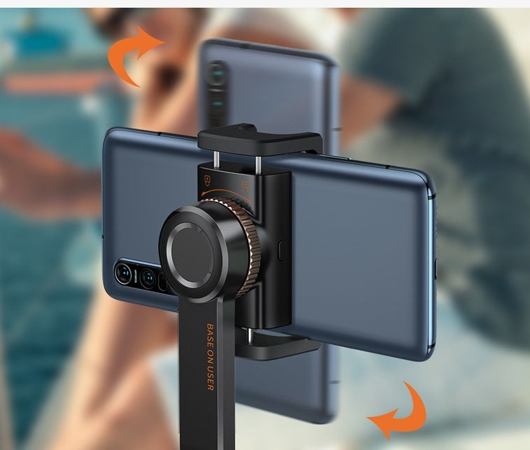 Single Axis Bluetooth Folding Stand Selfie Stabilizer Black