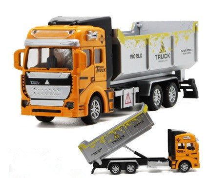 Alloy car model excavator puzzle toy