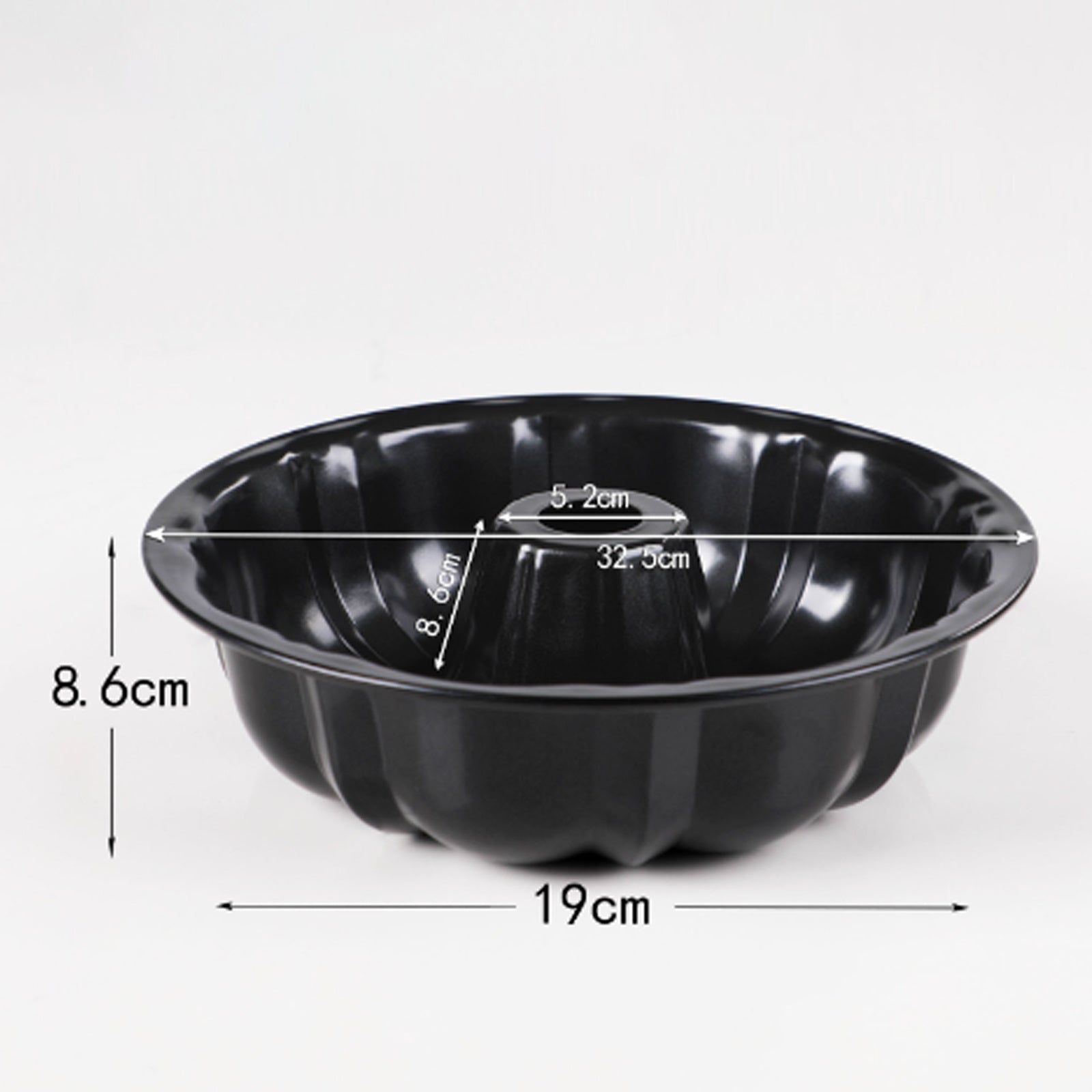 Non-stick Cake Pan Heavy Duty Carbon Steel Fluted Tube Round Cake Baking Pan Pound Cake Pan Buntz Cake Pan Tube Bakeware Cake Mold Baking Mold For Jello
