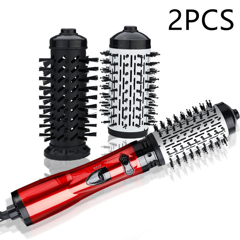 Brosse Rotative Professionnelle Sèche-Cheveux Machine 2 en 1 Multifonction Bigoudi Fer à Friser Baguette Outils de Coiffage