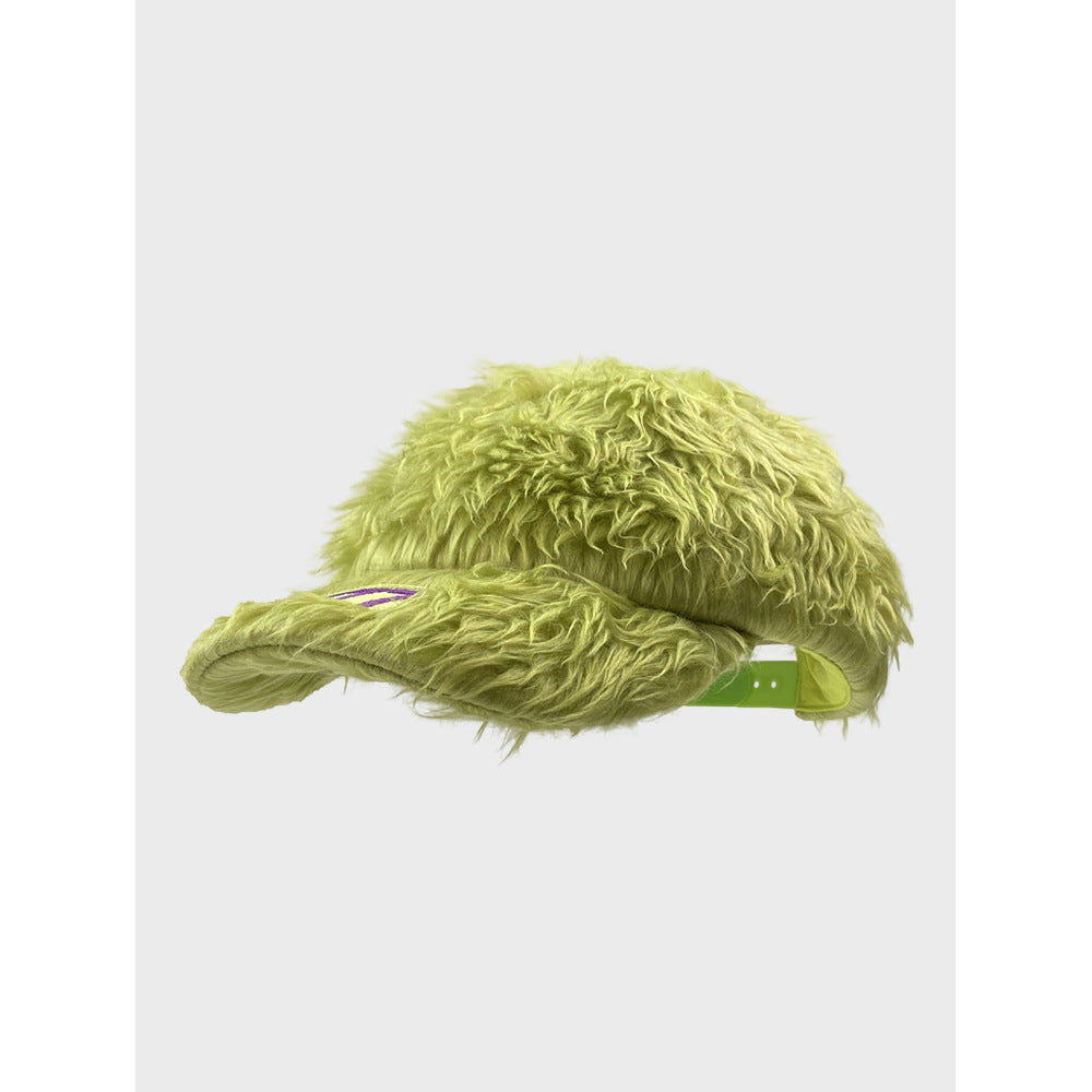 Casquette de baseball en peluche pour femmes, chaude et tendance