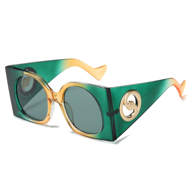 European And American Large Frame Women's Sunglasses