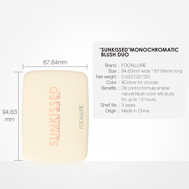 Three-dimensional Light Effect Highlighting Blush Shadow