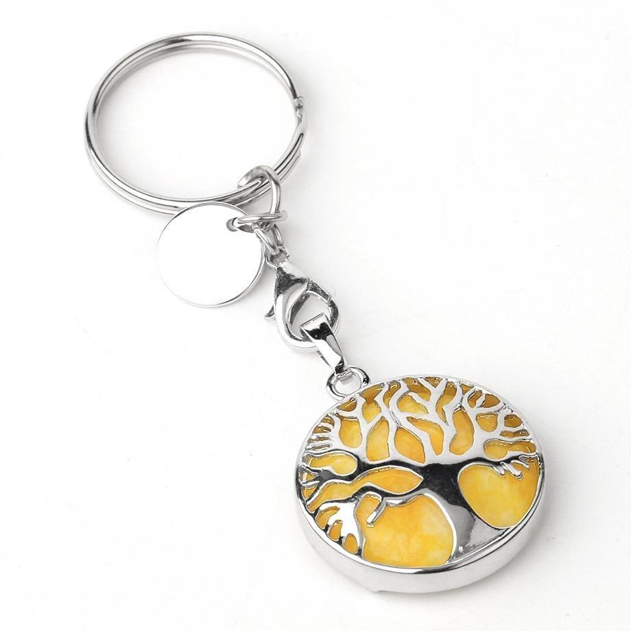 Pendentif Rond Arbre de Vie Creux