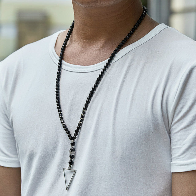 Tailxy Classic Arrow Pendant Necklace For Men Handmade
