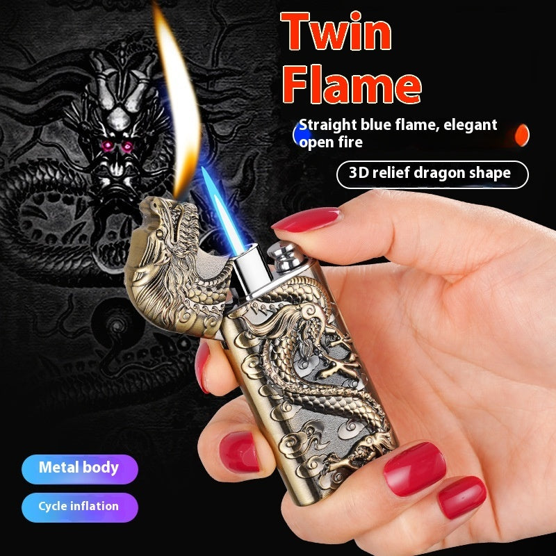 Fashion Three-dimensional Relief Dragon Lighter