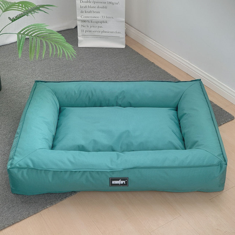 Tapis de chenil d'été imperméable et entièrement amovible et lavable pour chien