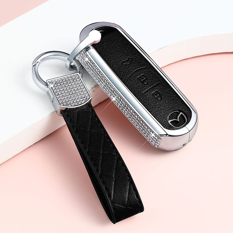 Diamond-encrusted Car Key Case Buckle Bag