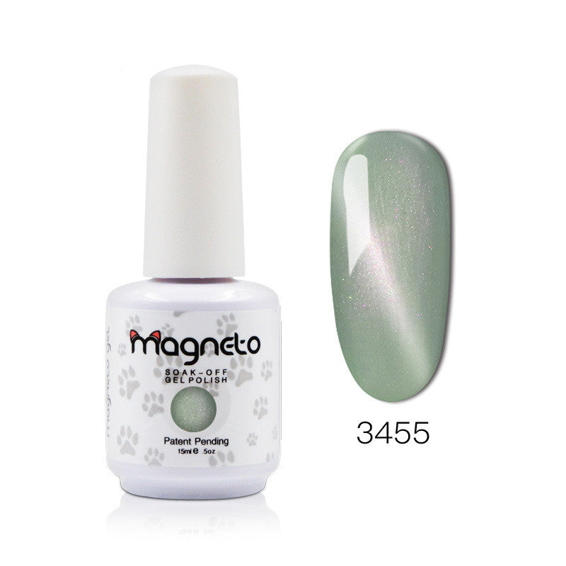 Vernis à ongles œil de chat jade Nail Art