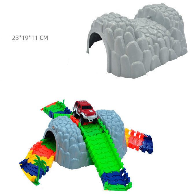 Jouets de construction pour piste électrique DIY pour enfants