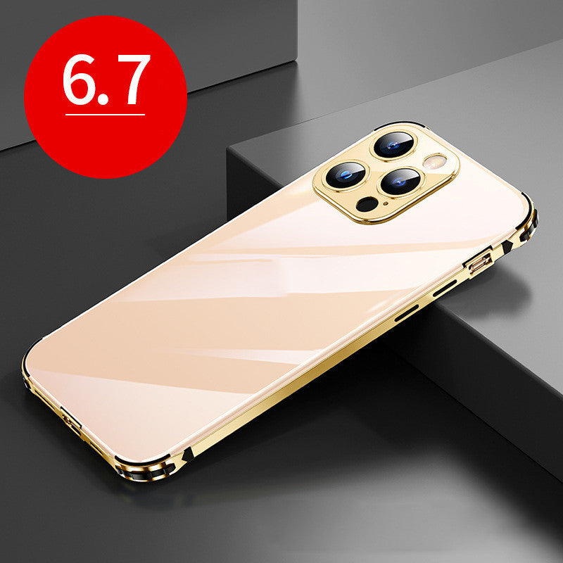 Metal Frame Protective Cover All Inclusive Lens Phone Case