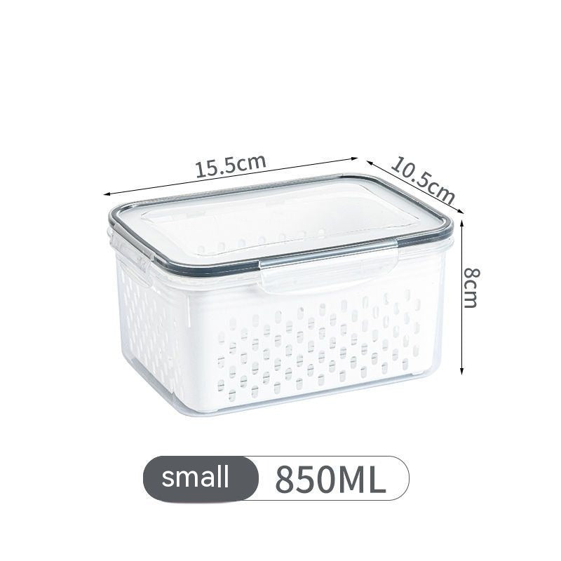 Boîte de conservation multifonctionnelle pour fruits et légumes, à placer au réfrigérateur