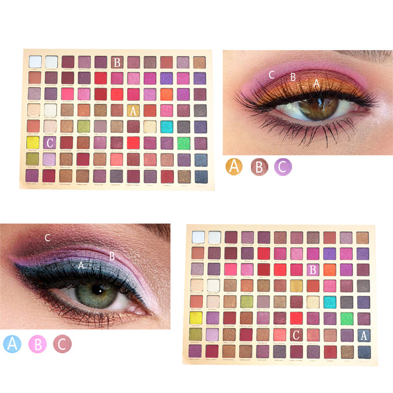 Palette de fards à paupières 88 couleurs