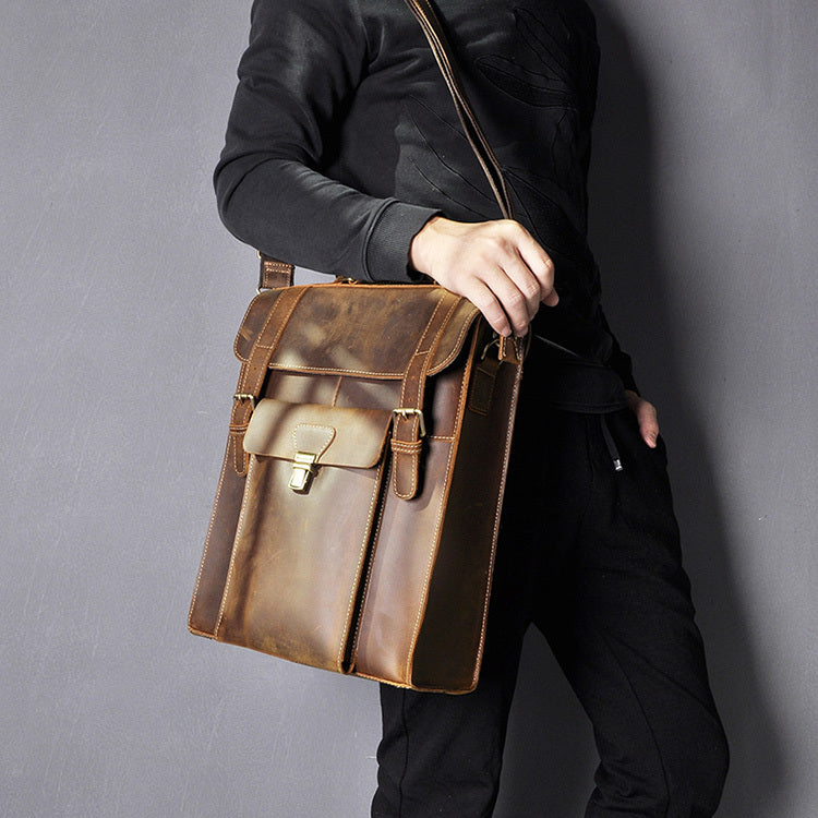 Sac à dos en cuir pour homme