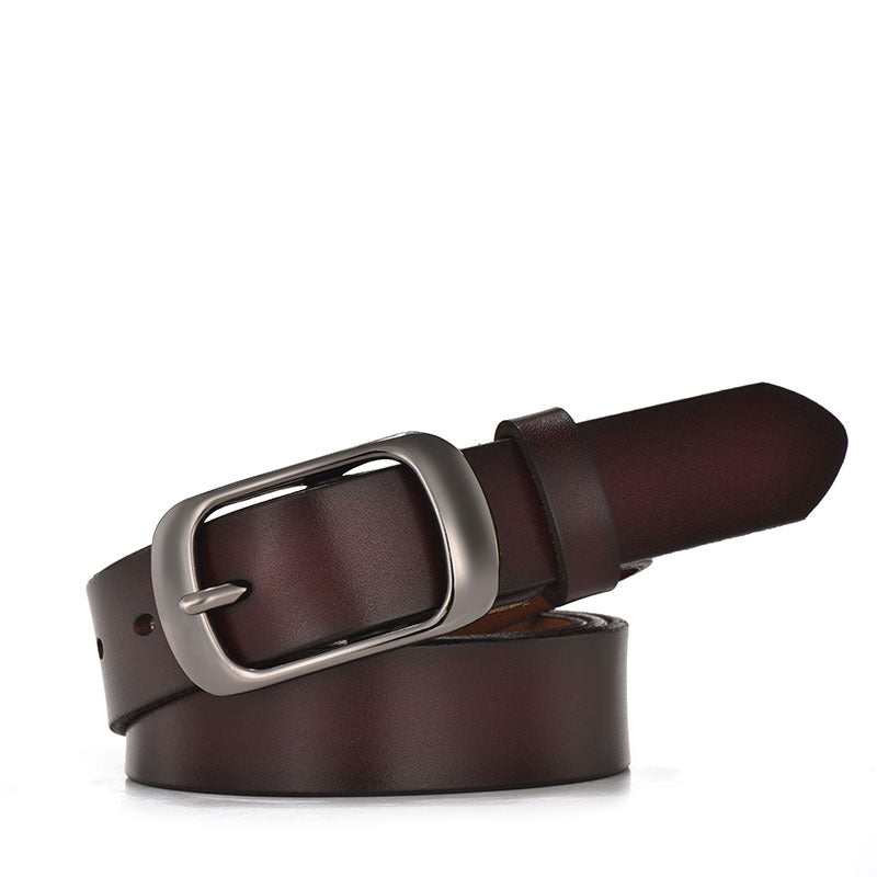 Ceinture en cuir avec boucle japonaise