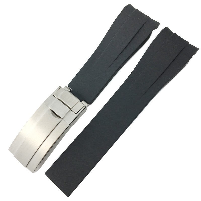 Bracelet de montre sport en caoutchouc de silicone