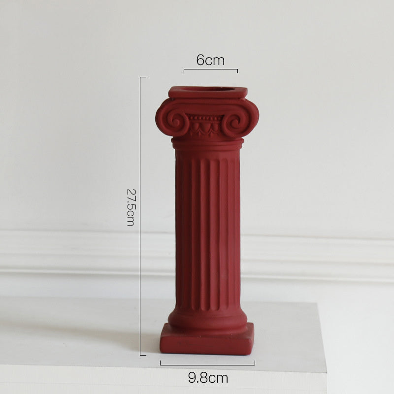 Ancient Greek Ionian Roman Column Aroma Candle Holder