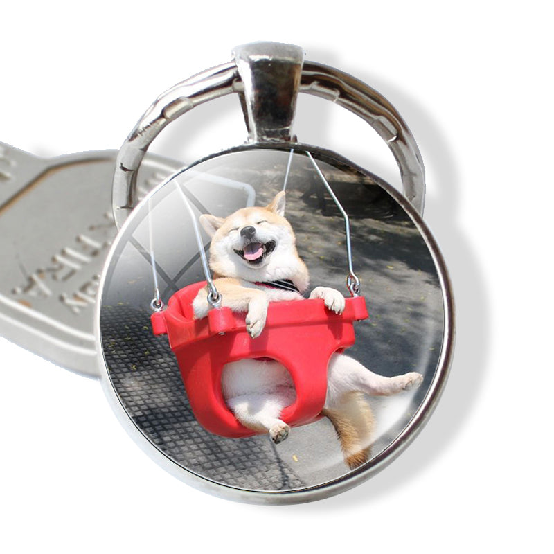 Fashion Personality Time Gem Creative Keychain