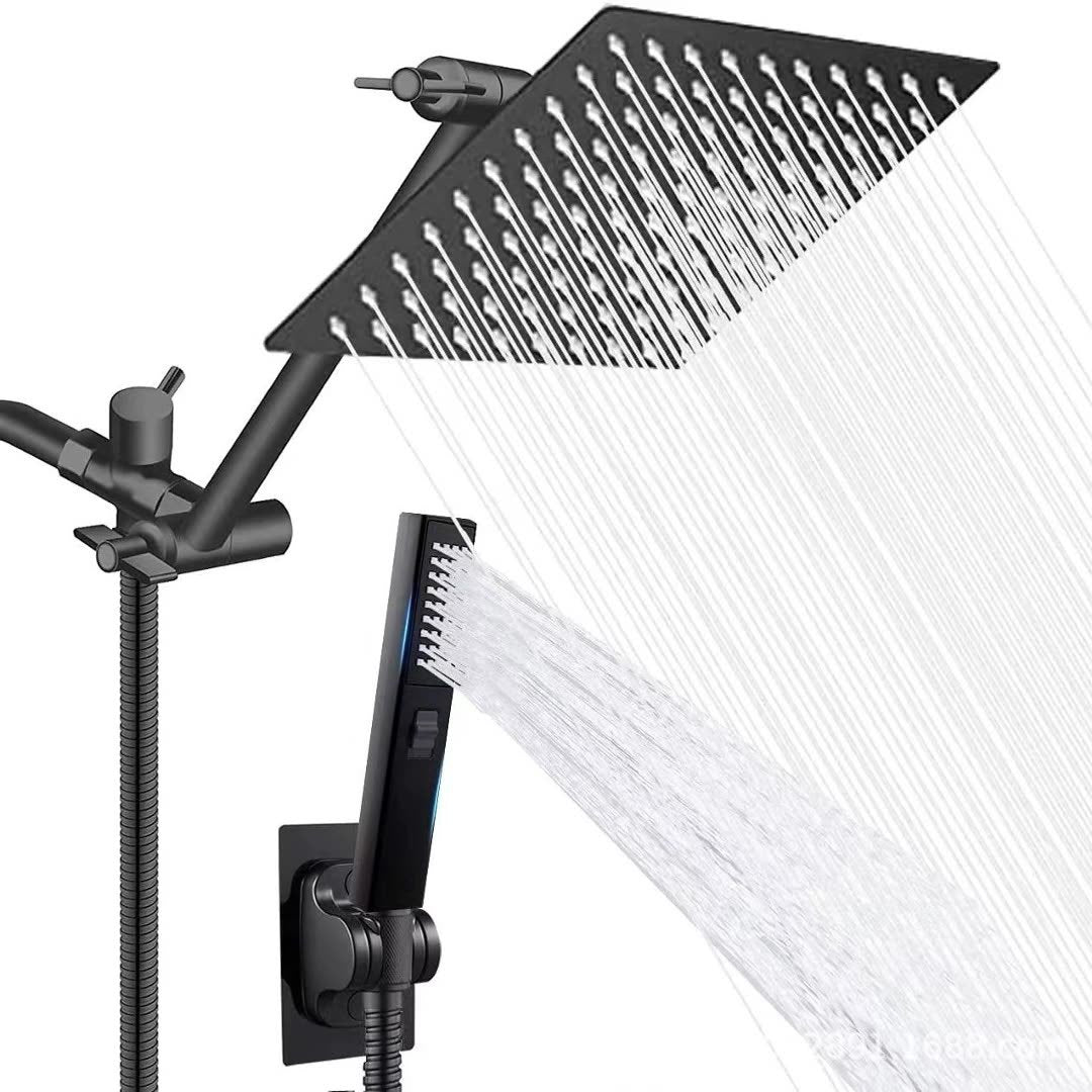 Bathroom Stainless Steel Pressurized Shower Head Set