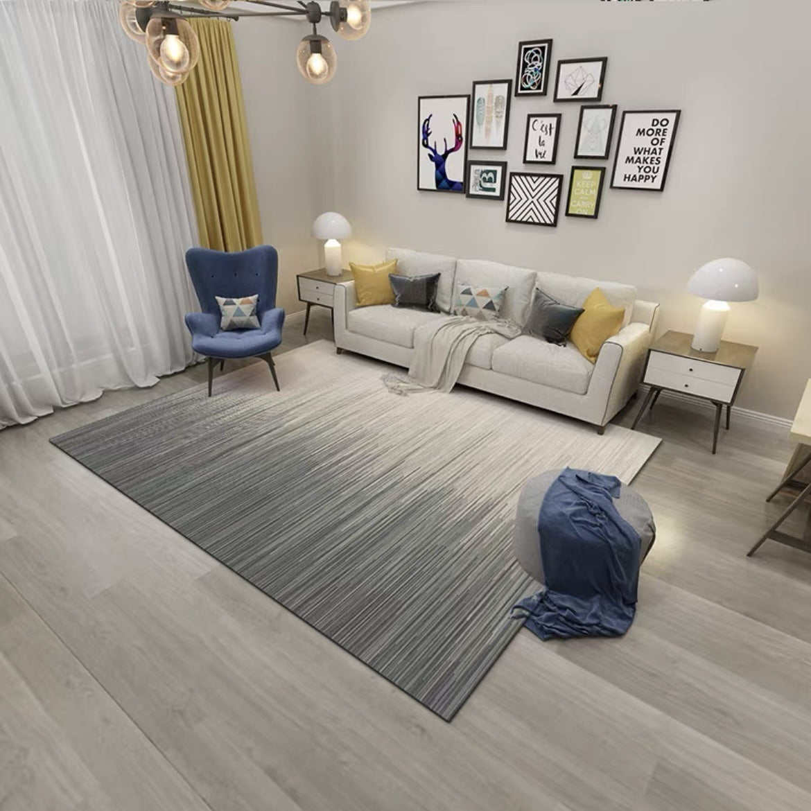 Carpet Living Room Light Luxury High-end Nordic Sofa Coffee Table