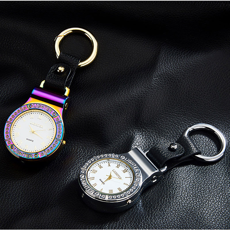 Briquet rechargeable USB en métal coupe-vent