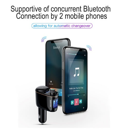 Compatible With Bluetooth FM Transmitter & Car Charger