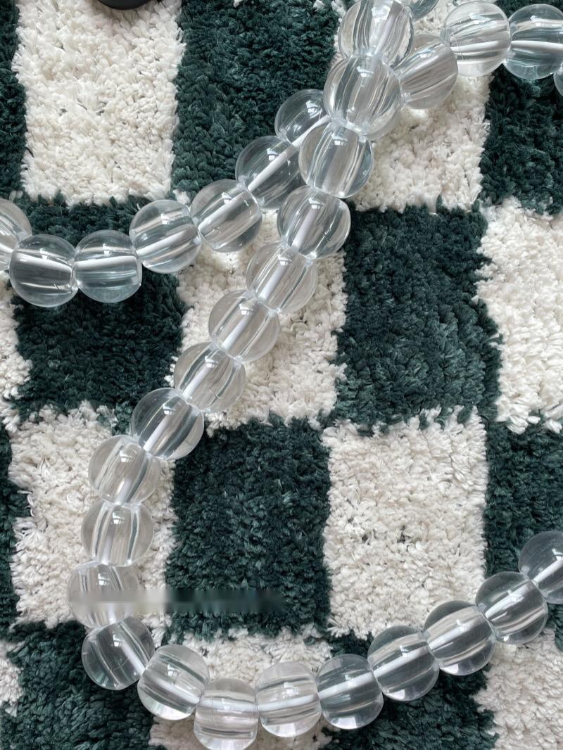 Câble de données de téléphone portable à perles transparentes