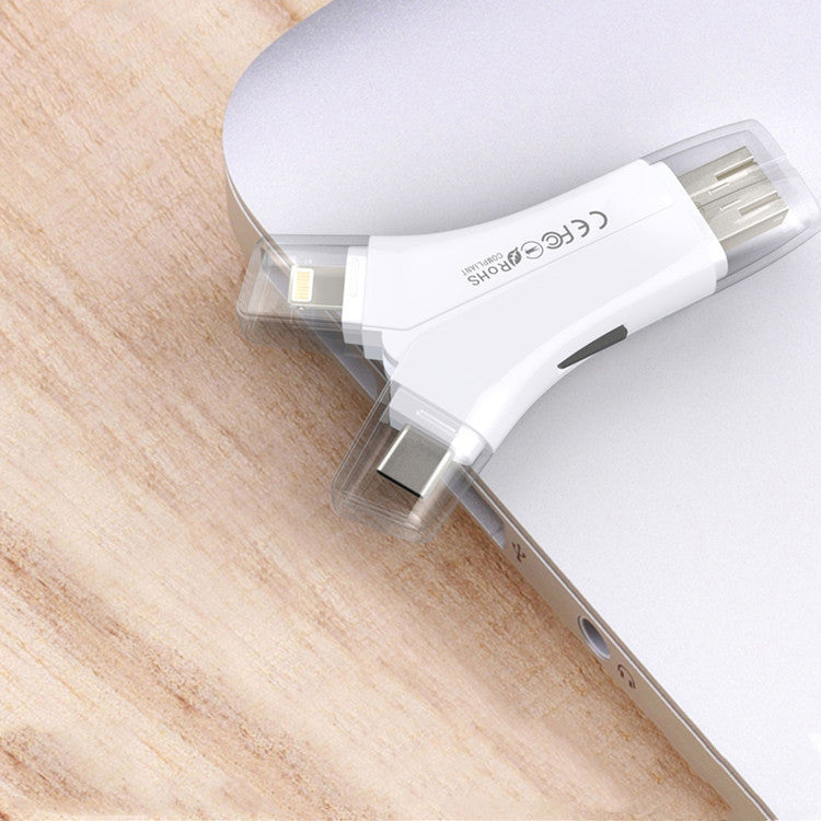 Lecteur de carte mobile TF SD multifonctionnel quatre en un universel