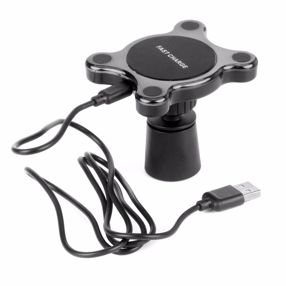 Compatible With Apple, QI Magnetic Car Mount Wireless Charger